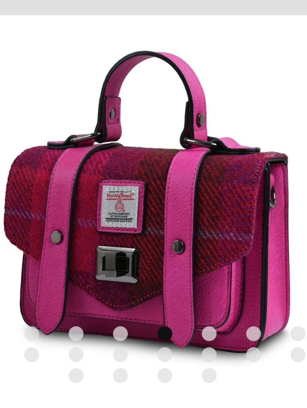 Islander Mini Satchel With Harris Tweed - Picture 10 of 10